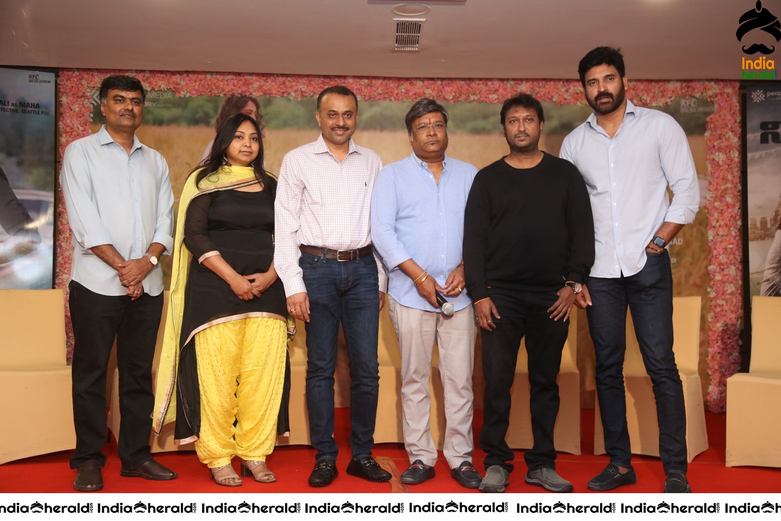 Nishabdham Movie Press Meet Set 1