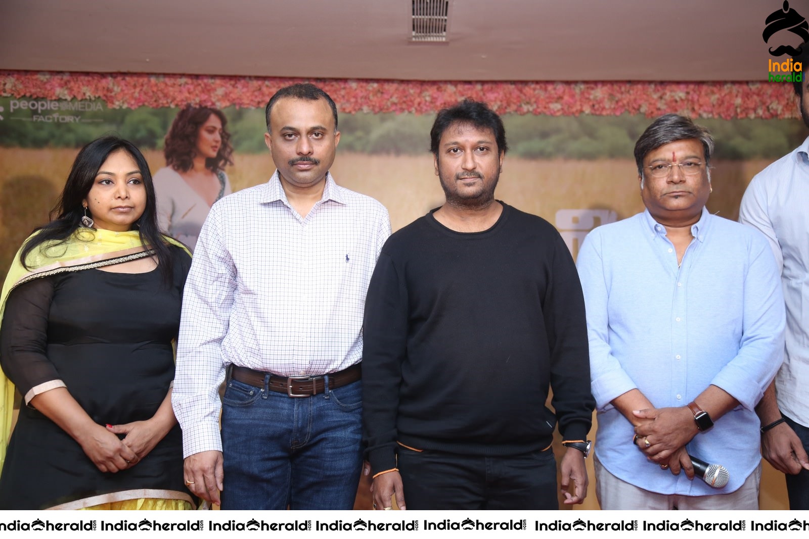 Nishabdham Movie Press Meet Set 1