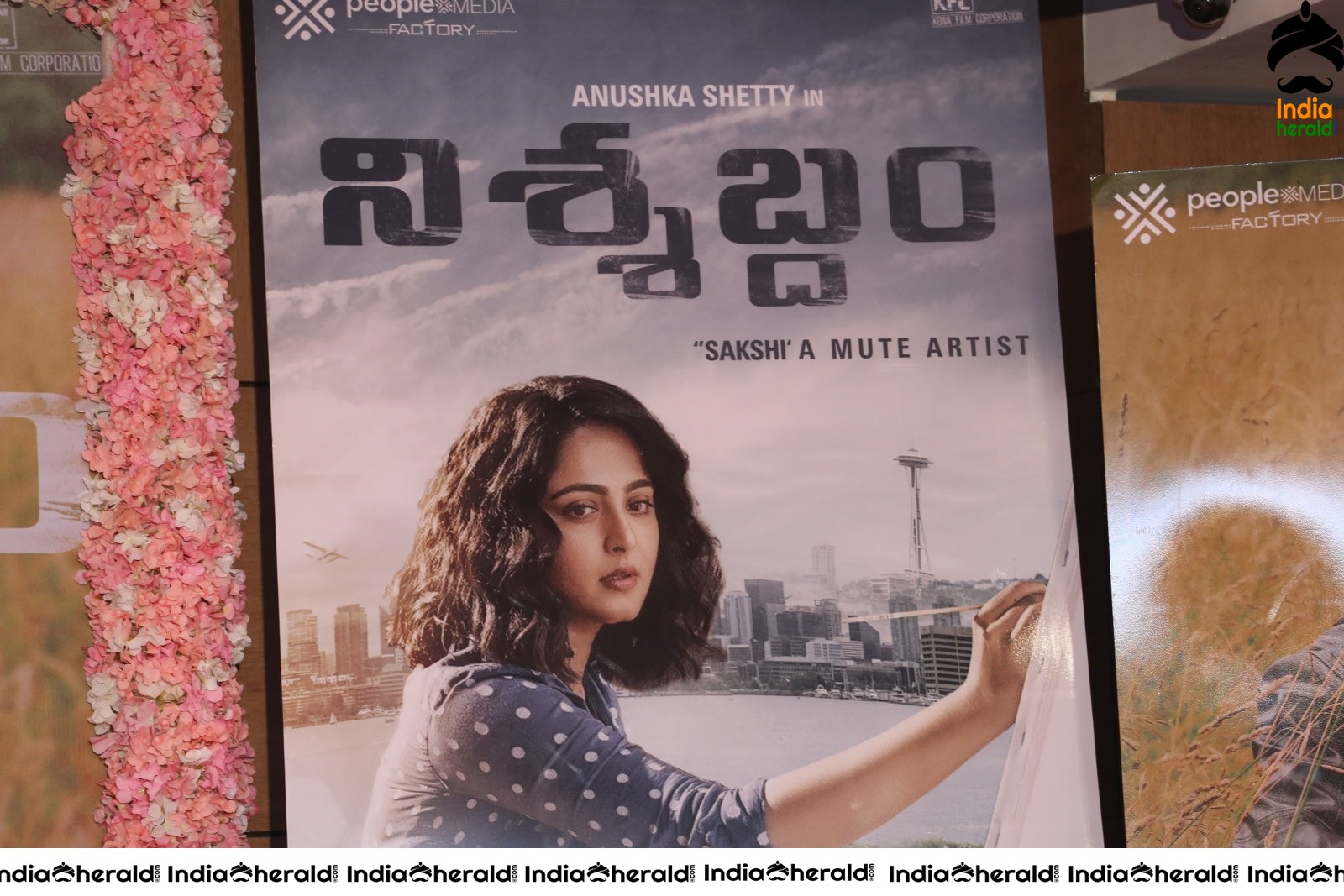 Nishabdham Movie Press Meet Set 3