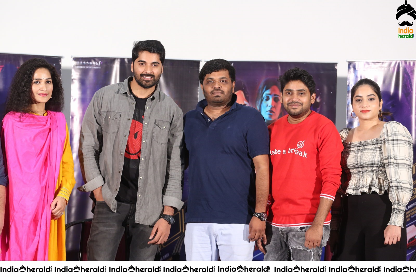 Oka Chinna Viramam Movie Press Meet Stills Set 2