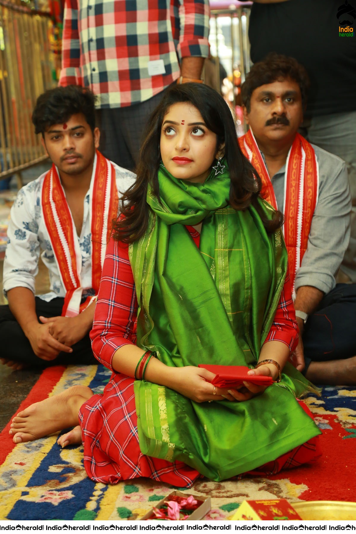 Palasa 1978 team at Durga matha temple in Vijayawada