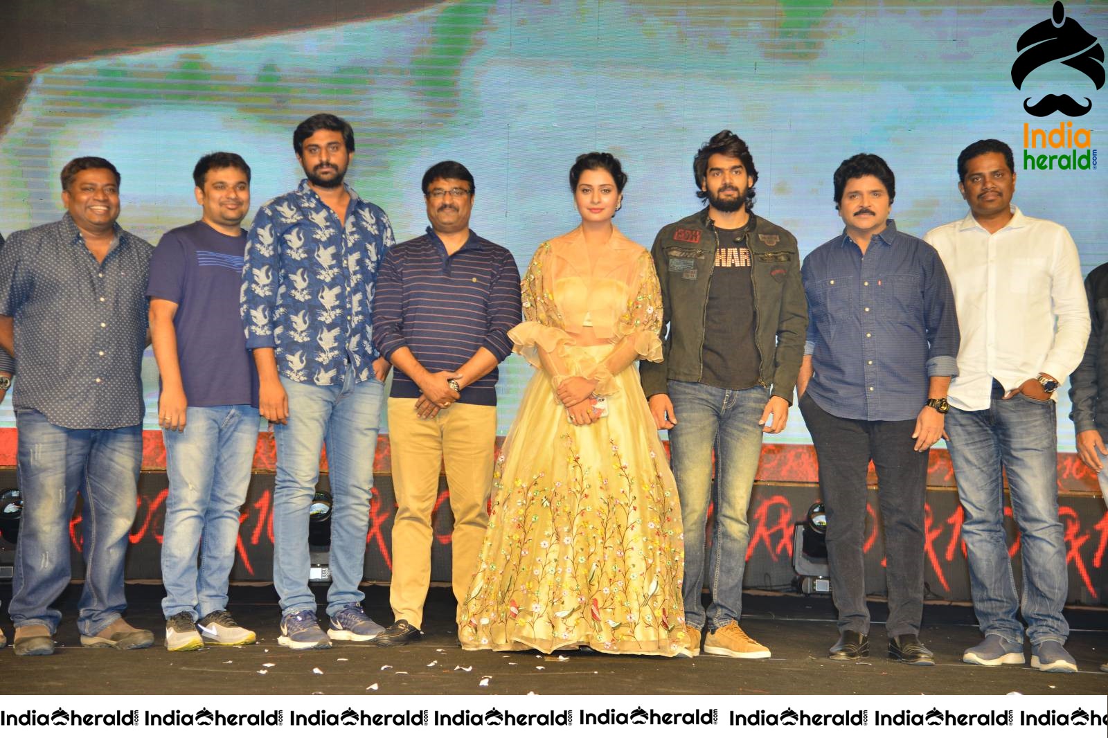 Payal Rajput Hot Navel Show during RX100 Event Throwback Photos Set 5