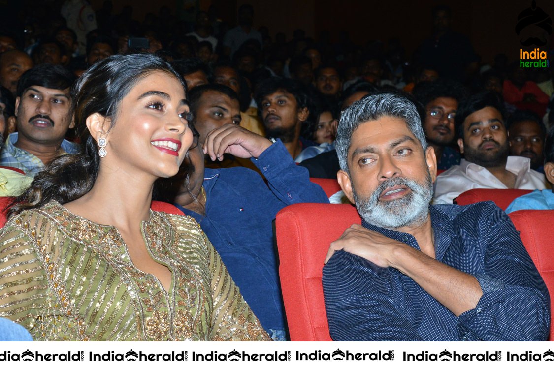 Pooja Hegde and Junior NTR from Aravinda Sametha Success Event Throwback Photos Set 11