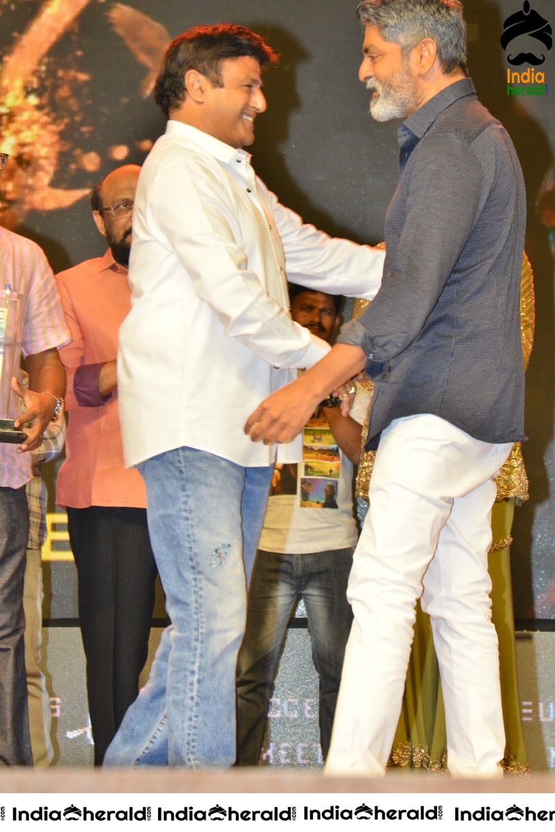 Pooja Hegde and Junior NTR from Aravinda Sametha Success Event Throwback Photos Set 3