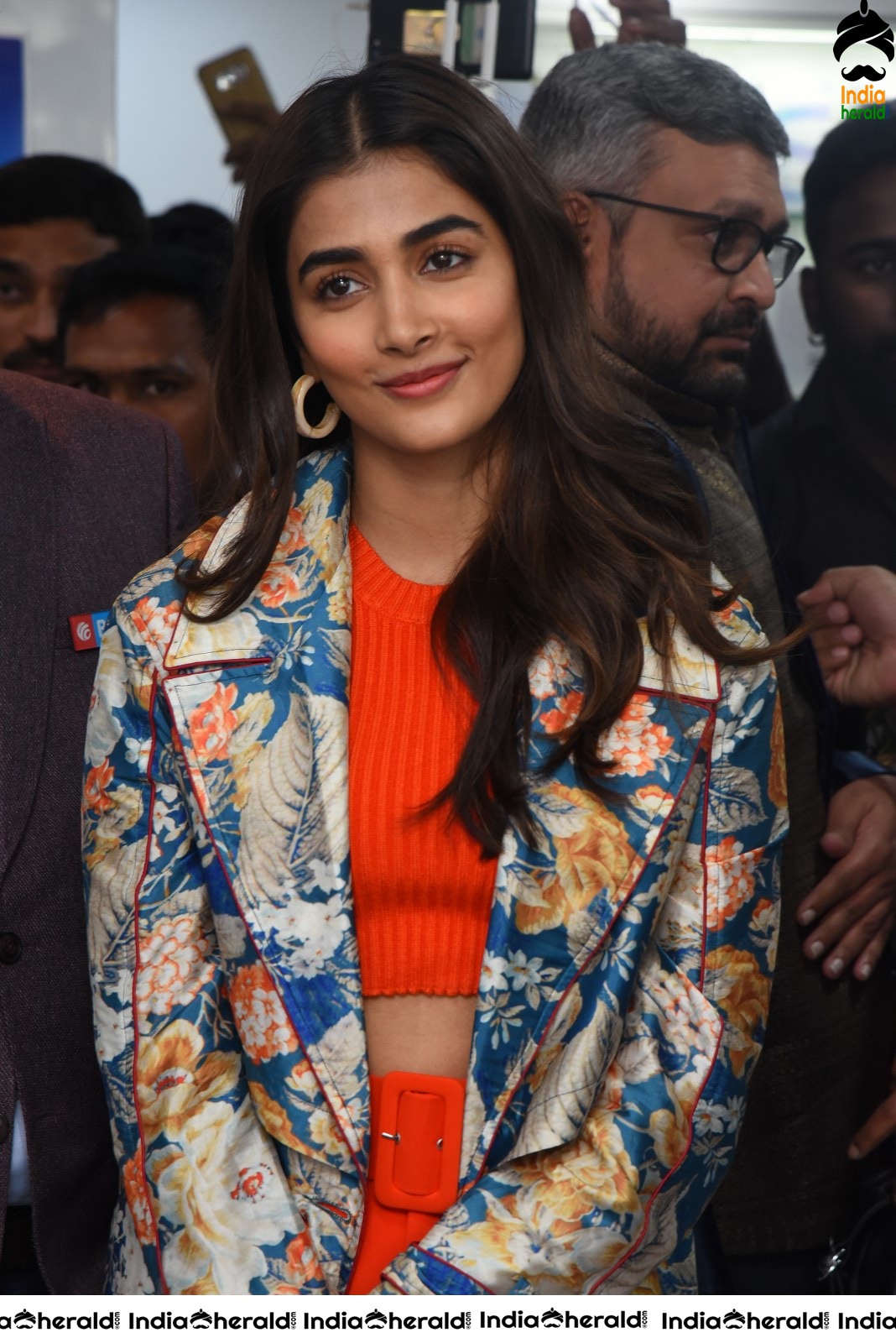Pooja Hegde at Mobile Launch Event Photos Set 1
