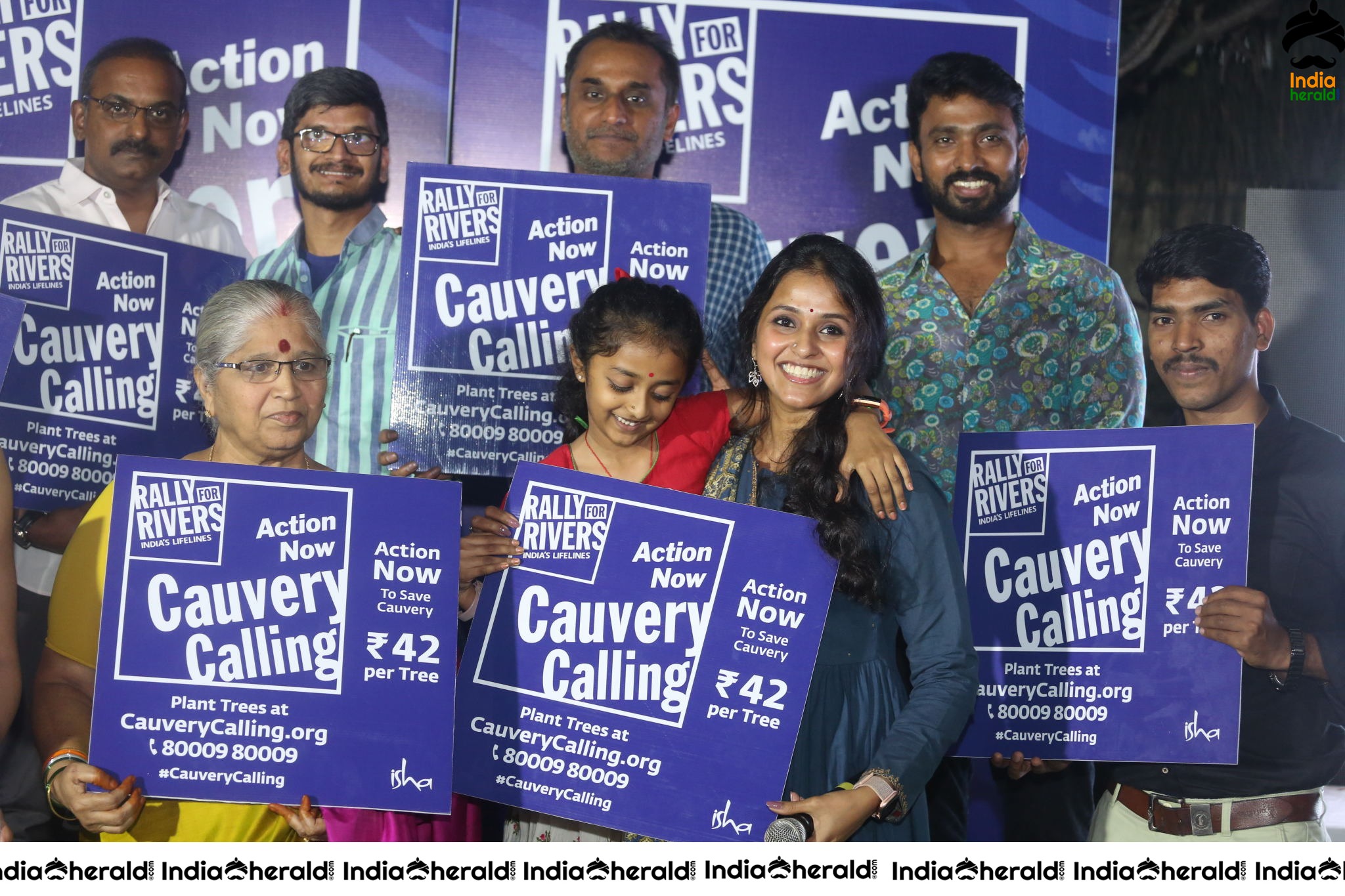 Pop Singer Smita Rally For Rivers Song Launch Set 2