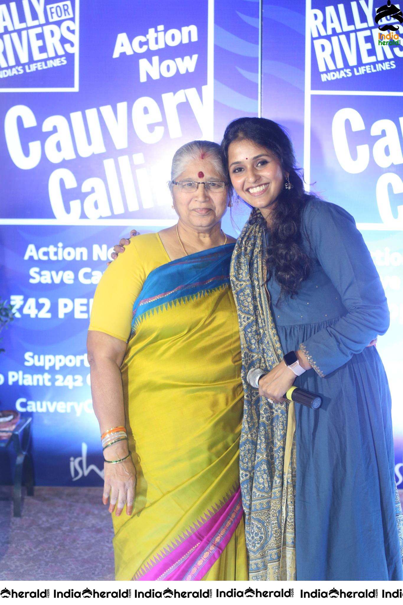 Pop Singer Smita Rally For Rivers Song Launch Set 2