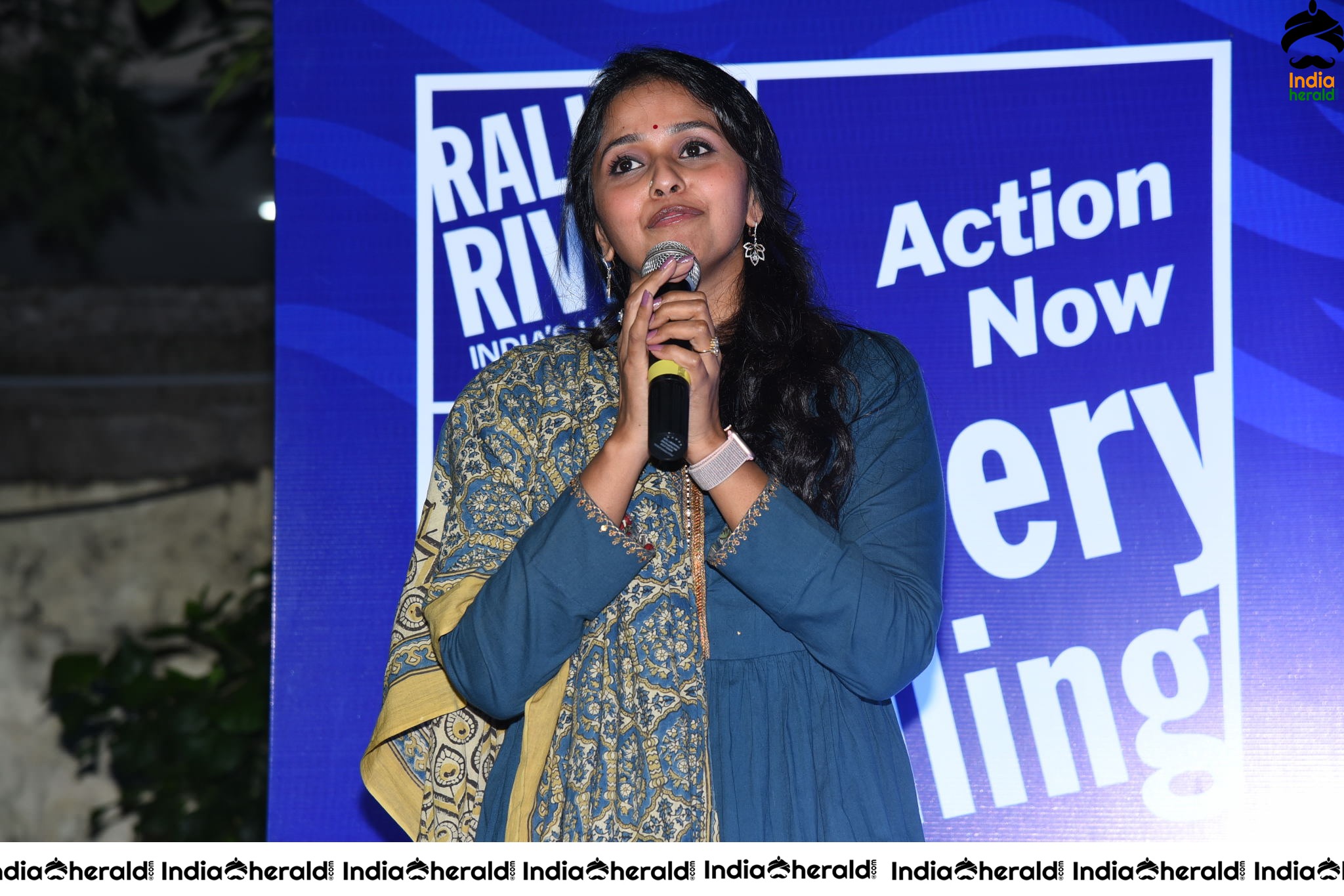 Pop Singer Smita Rally for Rivers Song Launch Set 3