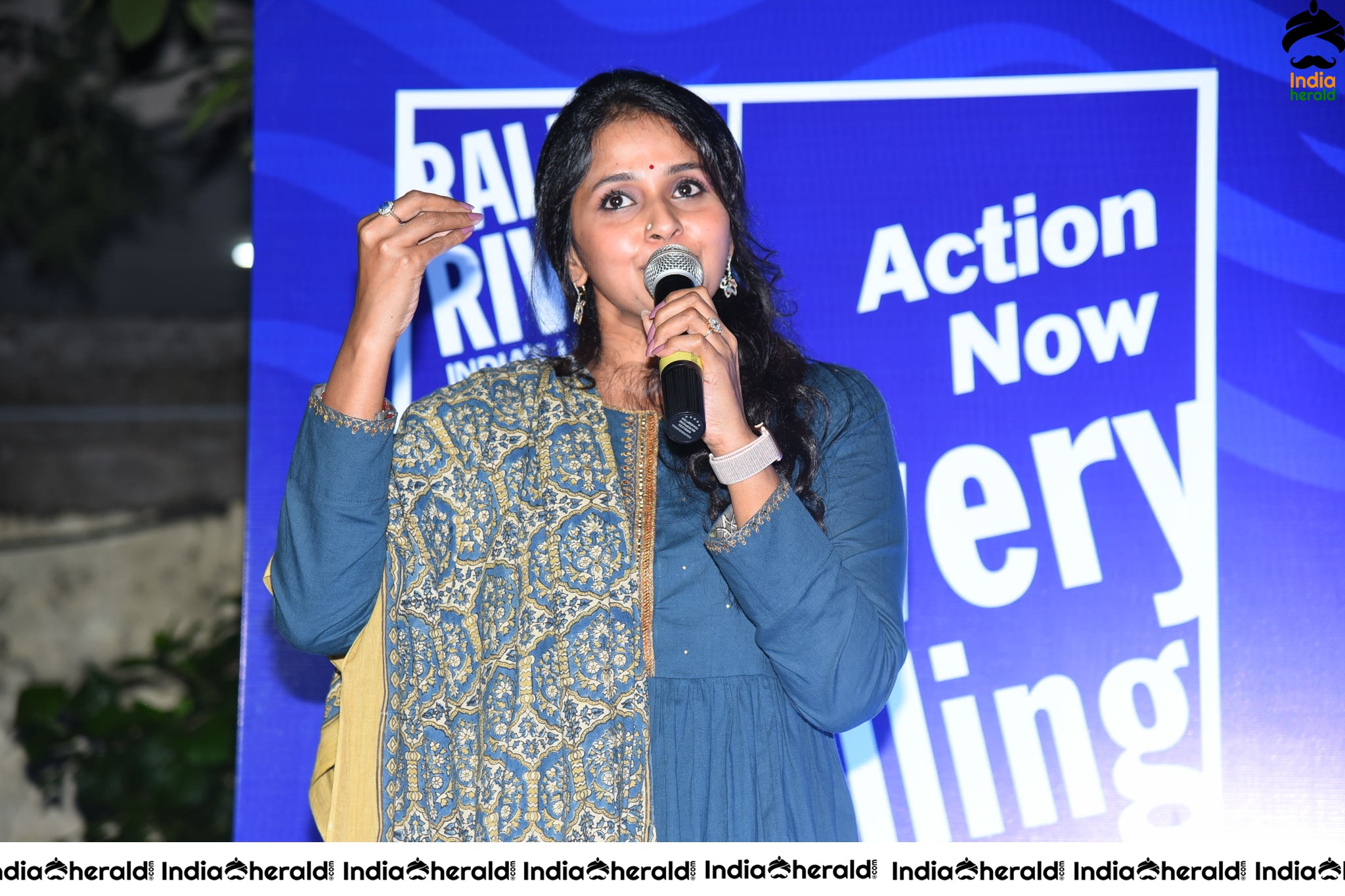 Pop Singer Smita Rally for Rivers Song Launch Set 3