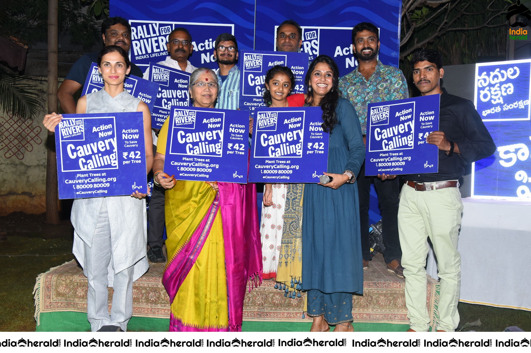Pop Singer Smita Rally for Rivers Song Launch Set 4