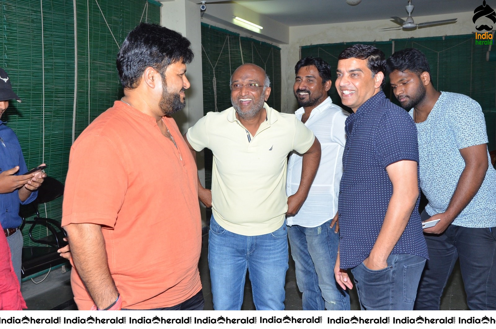 Power Star Pawan Kalyan fans hungama at Dil Raju office Set 2