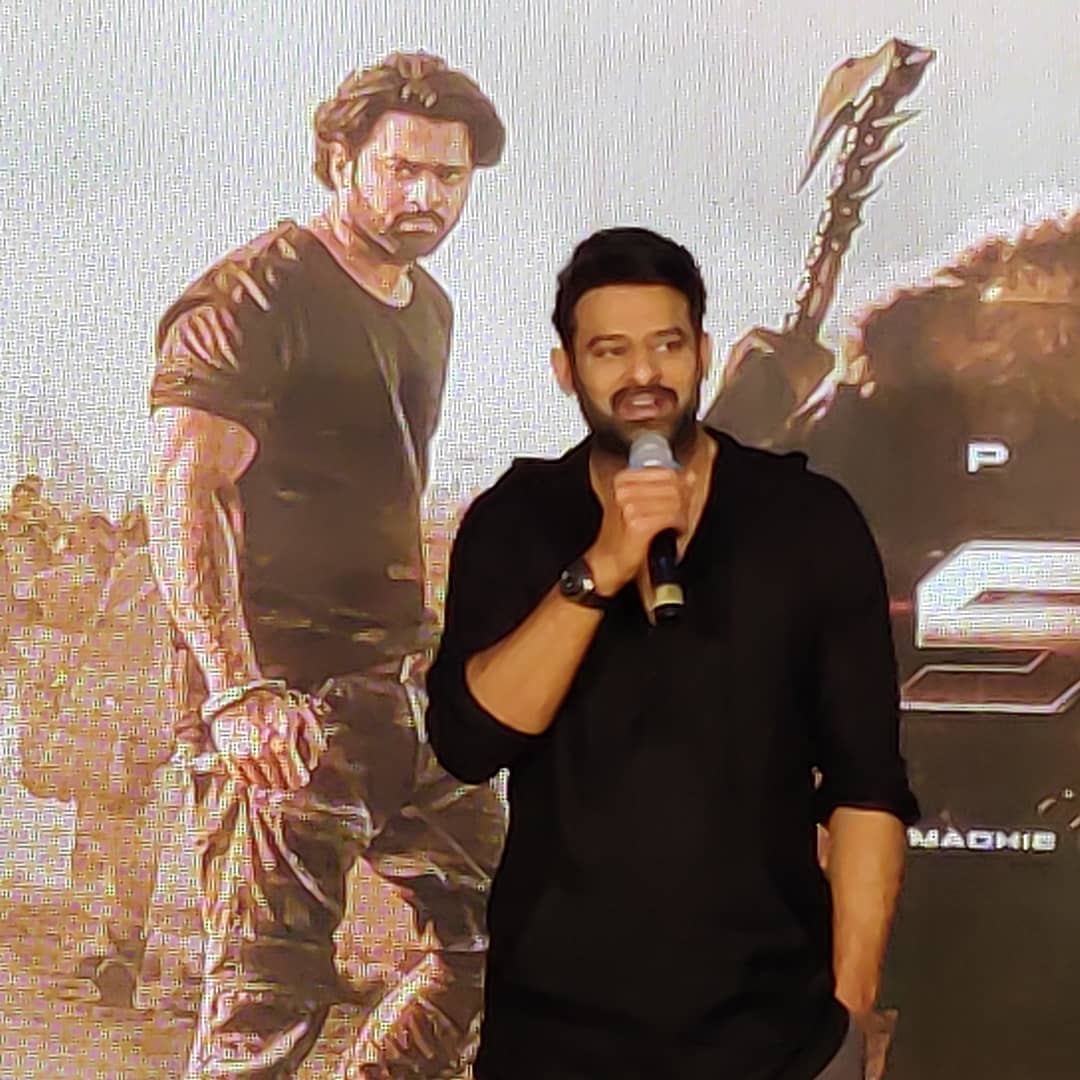 Prabhas At Saaho Press Meet In Bengaluru