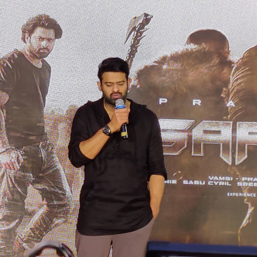 Prabhas At Saaho Press Meet In Bengaluru