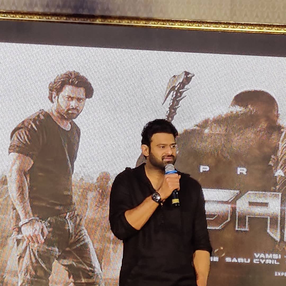 Prabhas At Saaho Press Meet In Bengaluru