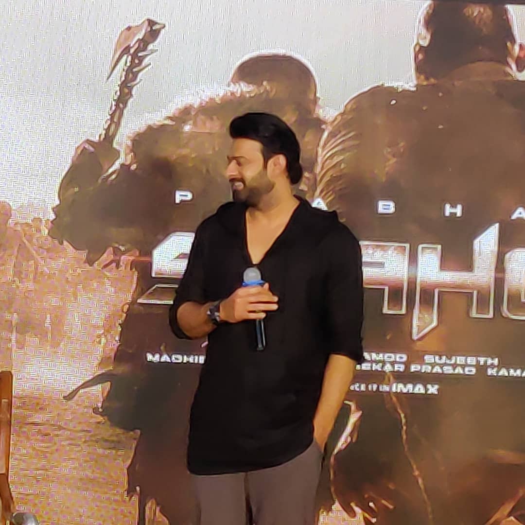 Prabhas At Saaho Press Meet In Bengaluru