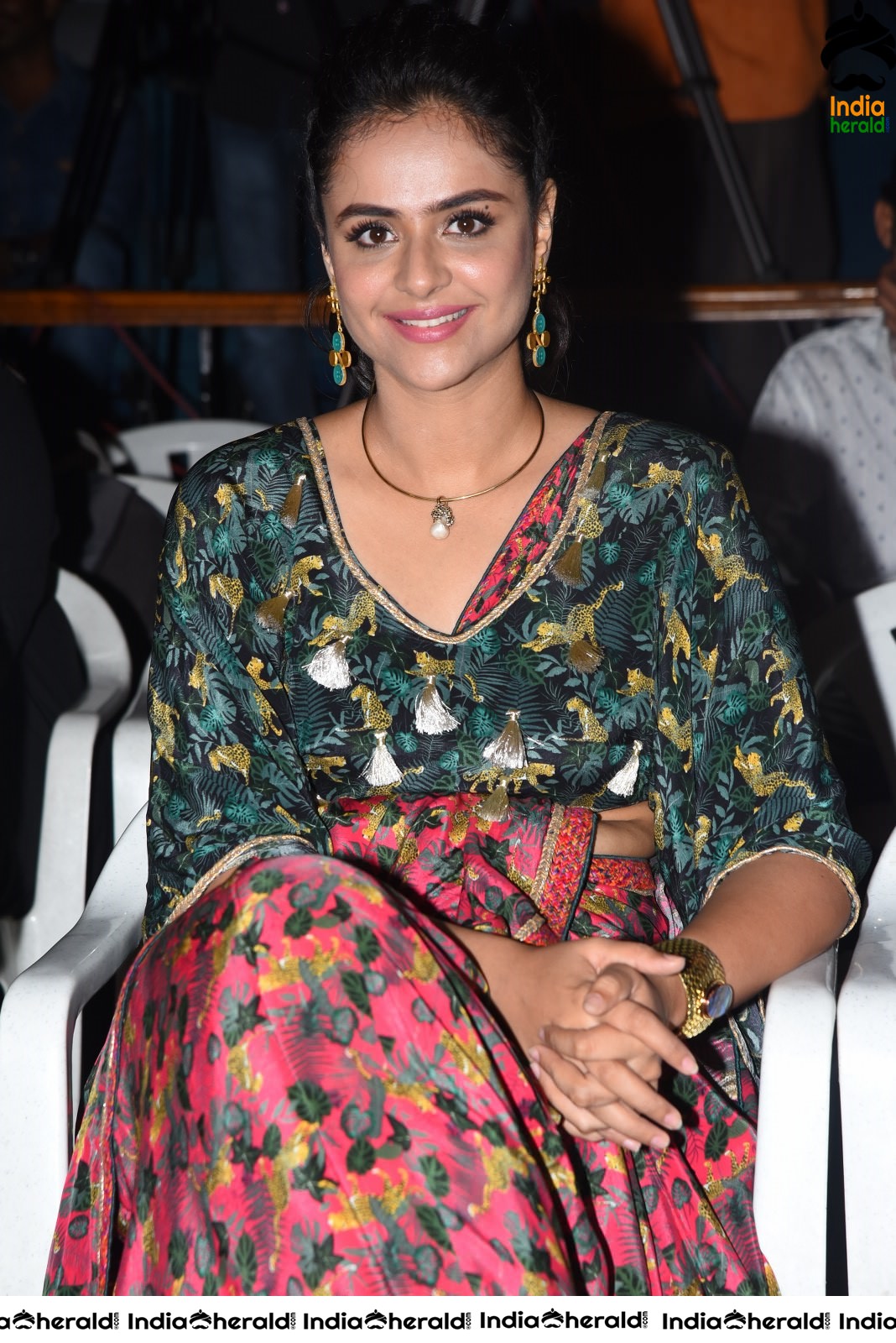 Prachi Tehlan at Mamangam Trailer Launch Event Set 2
