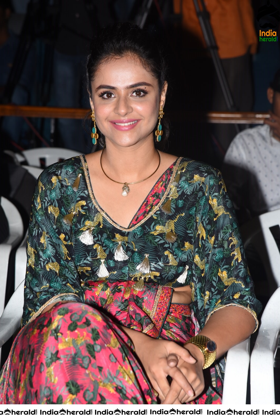 Prachi Tehlan at Mamangam Trailer Launch Event Set 2