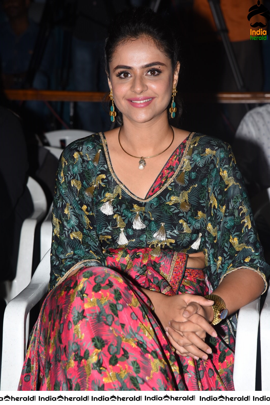 Prachi Tehlan at Mamangam Trailer Launch Event Set 2