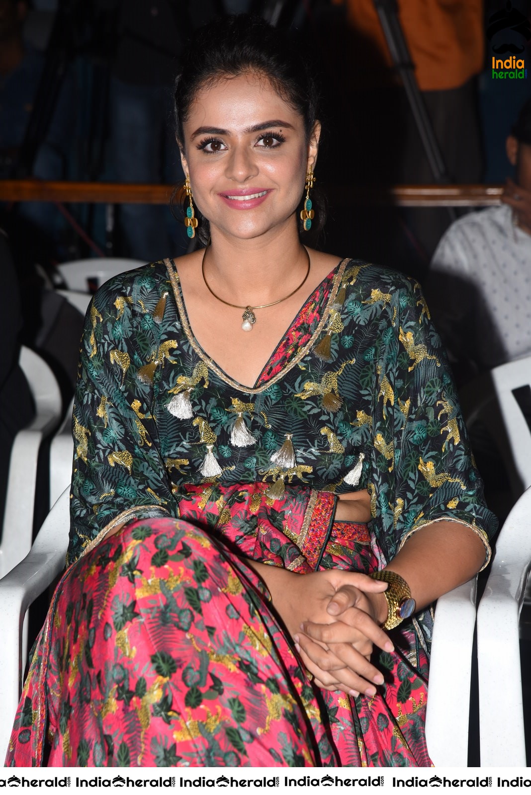 Prachi Tehlan at Mamangam Trailer Launch Event Set 2