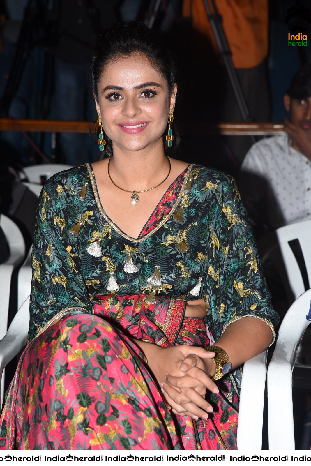 Prachi Tehlan at Mamangam Trailer Launch Event Set 2