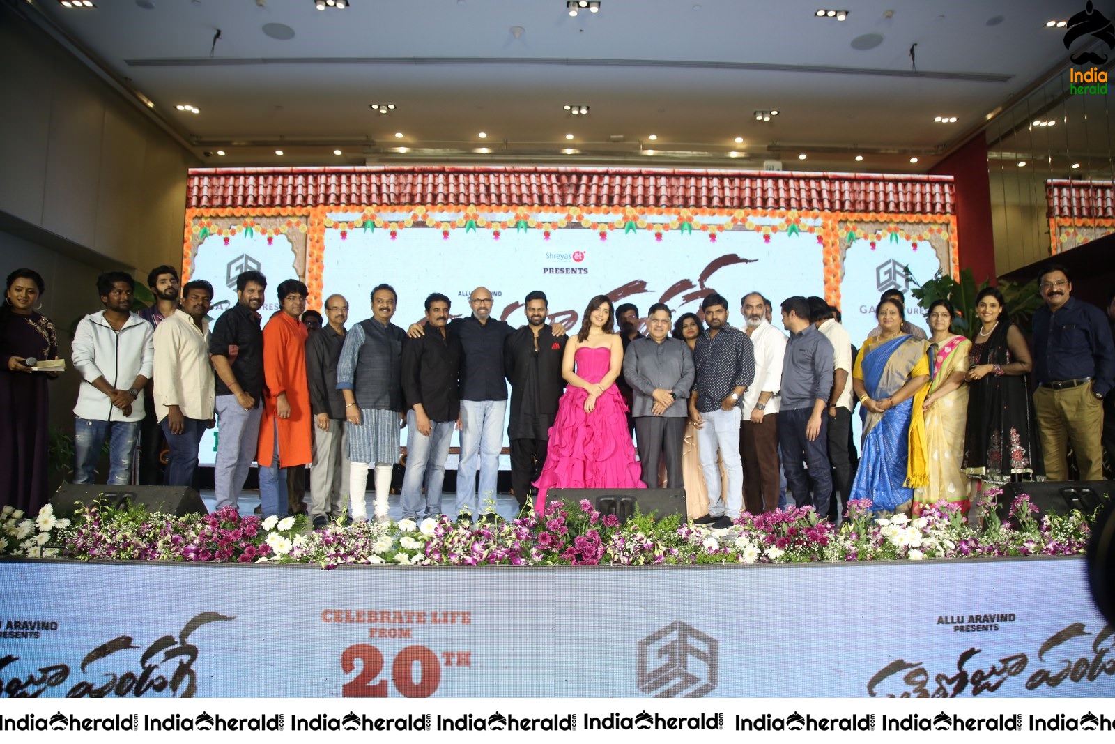 Prati Roju Pandage Success Event Group Stills Set 1