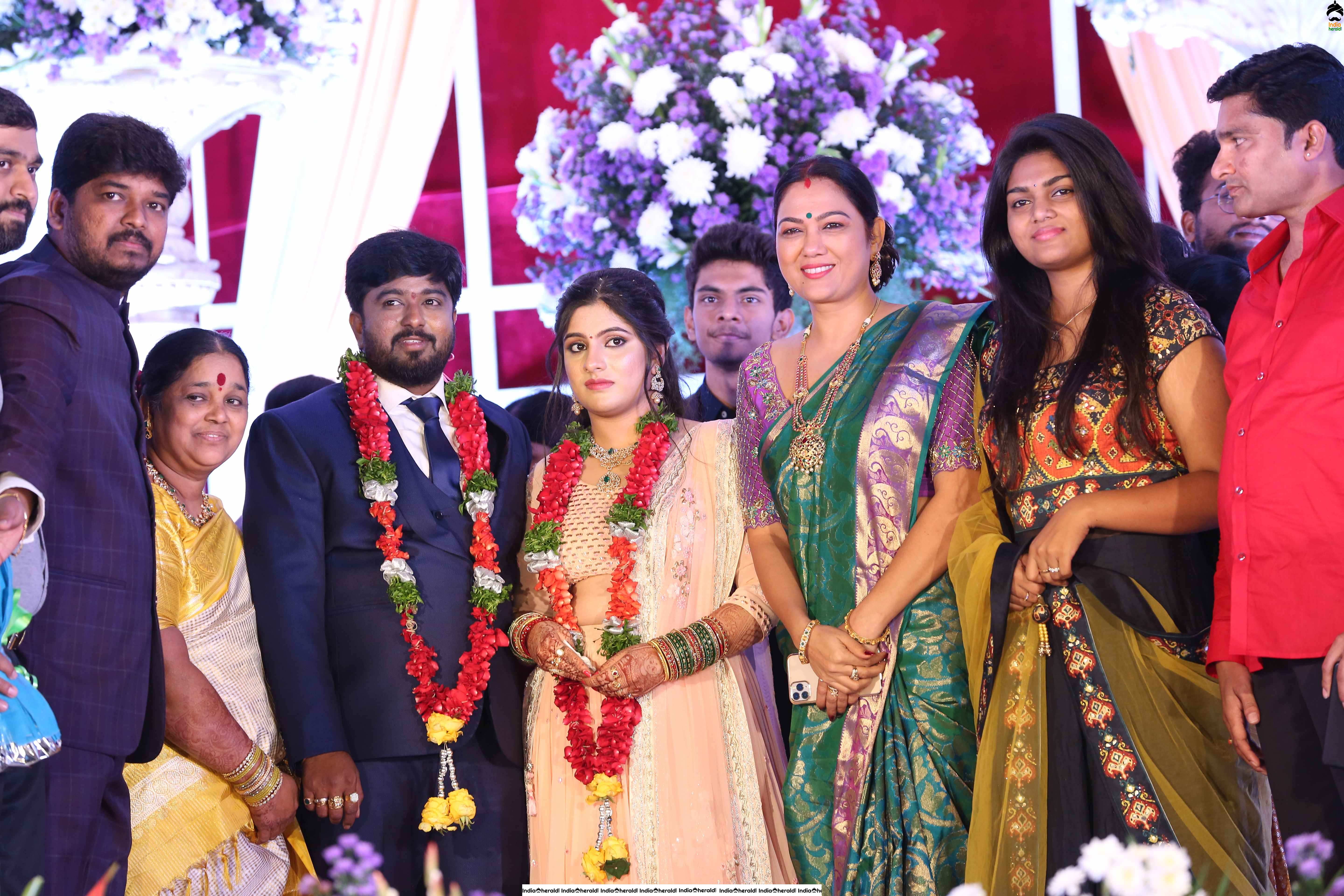 Praveen Kumar Yadav and Mahitha Shree Wedding Reception Set 1
