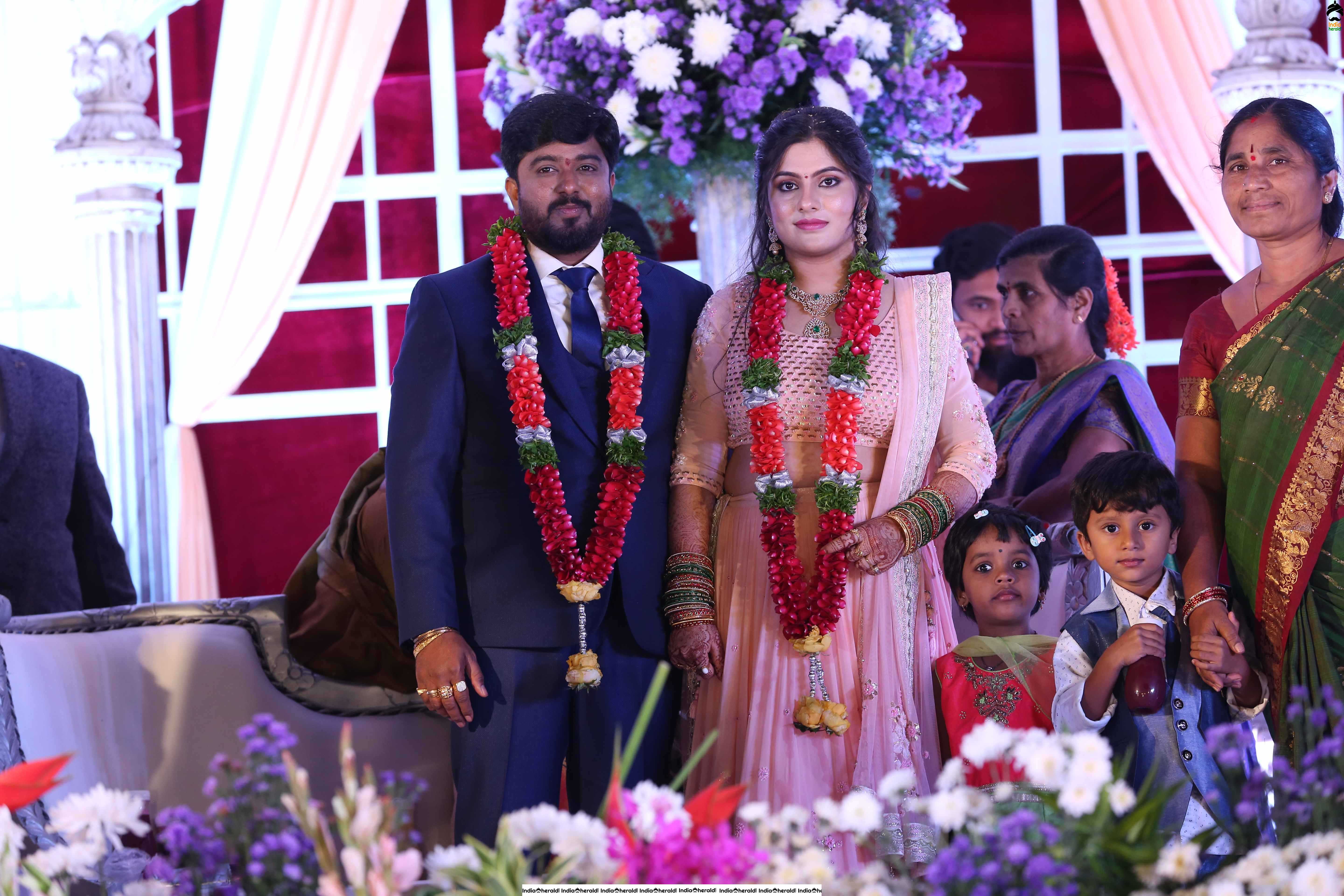 Praveen Kumar Yadav and Mahitha Shree Wedding Reception Set 1