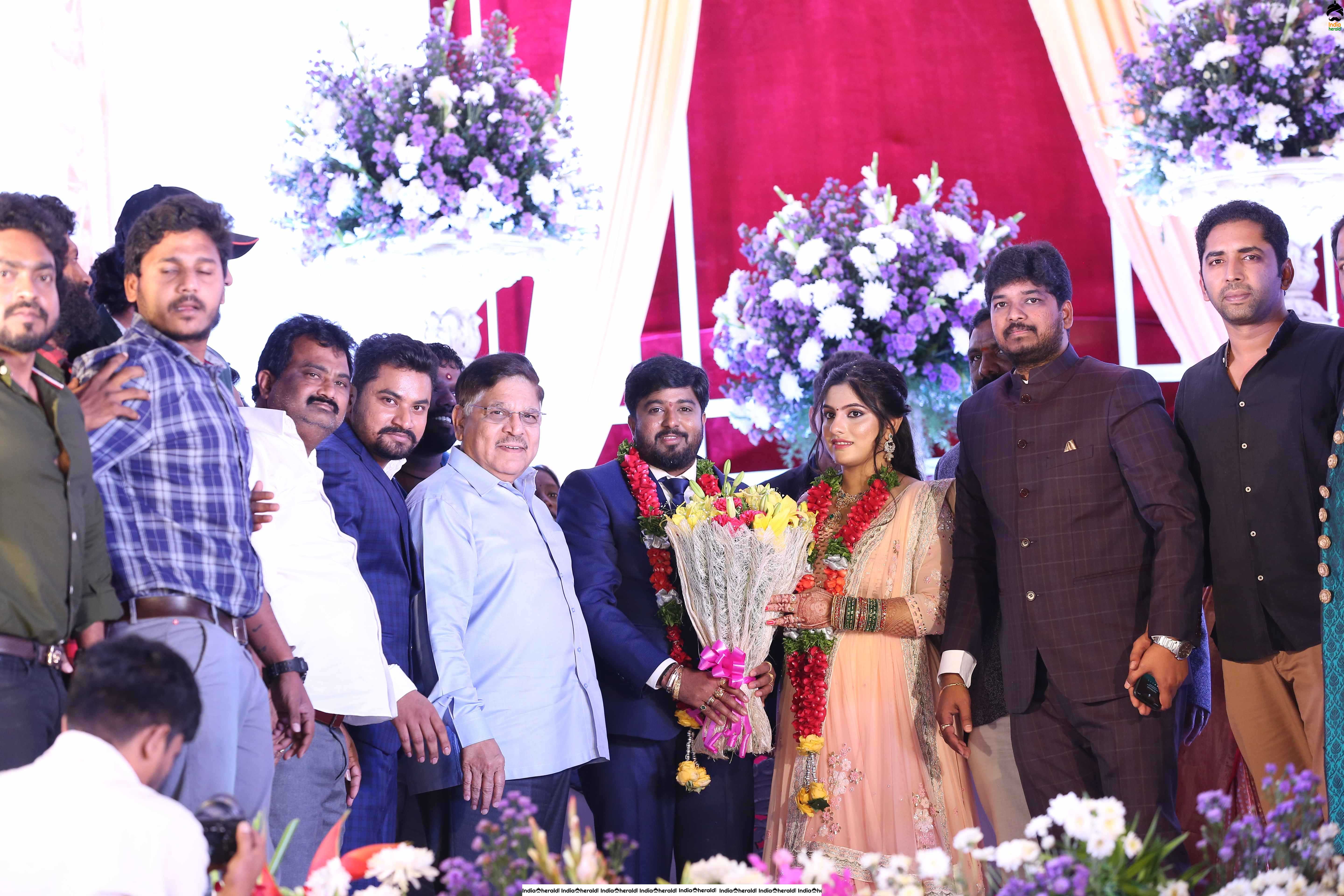 Praveen Kumar Yadav and Mahitha Shree Wedding Reception Set 1