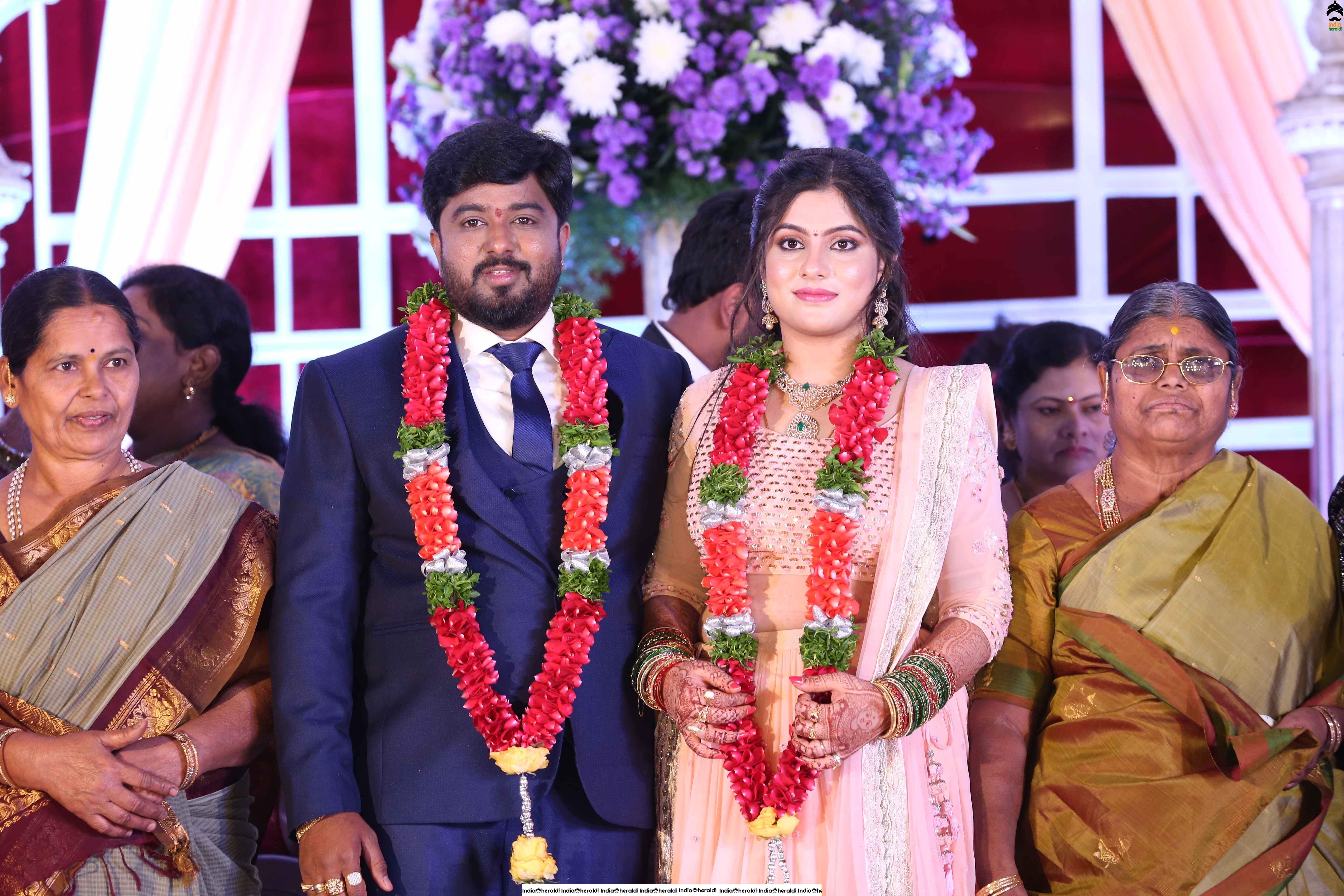Praveen Kumar Yadav and Mahitha Shree Wedding Reception Set 1