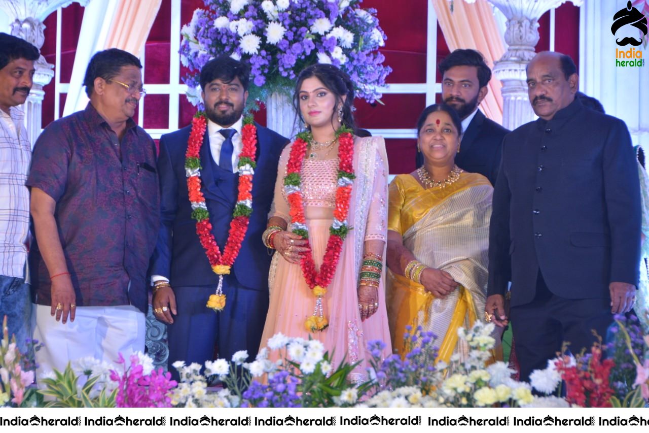 Praveen Kumar Yadav and Mahitha Shree Wedding Reception Set 1