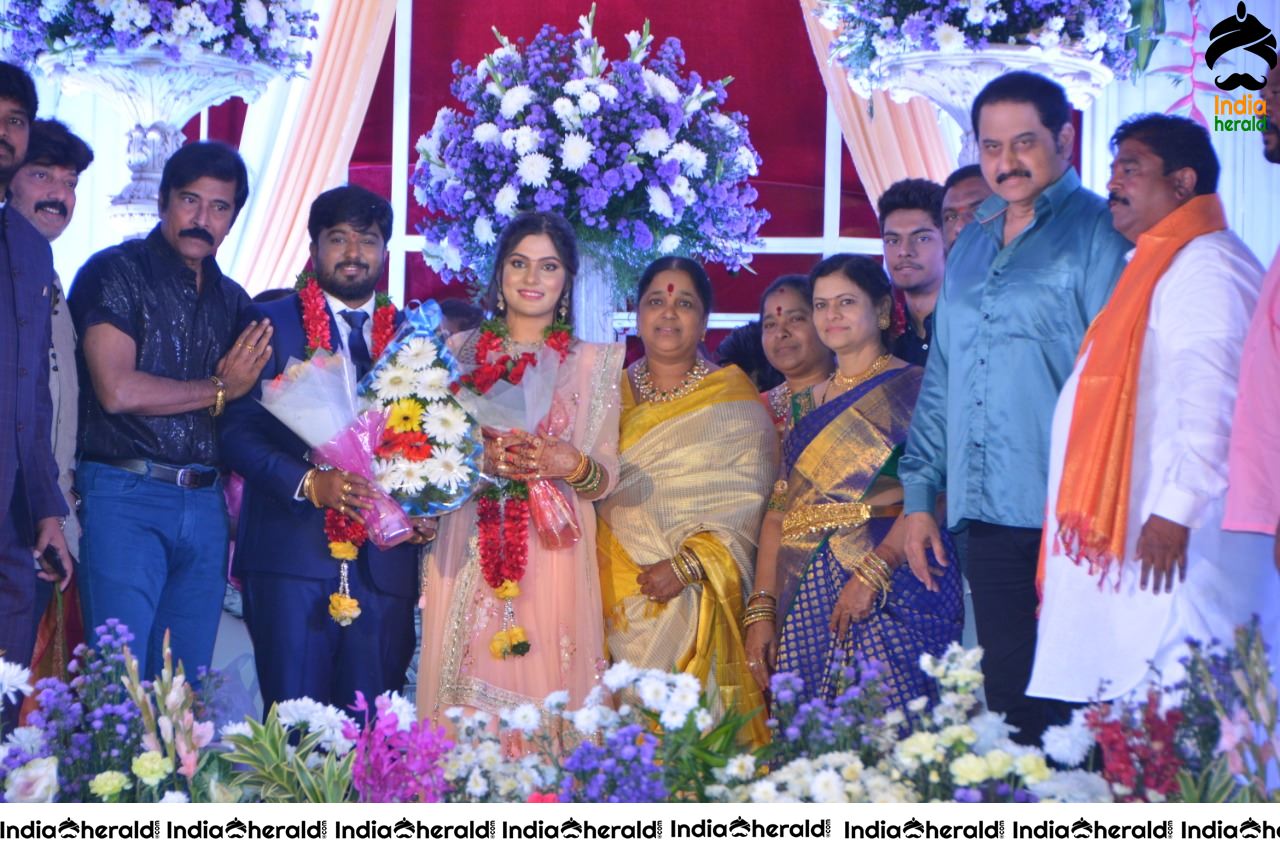 Praveen Kumar Yadav and Mahitha Shree Wedding Reception Set 3