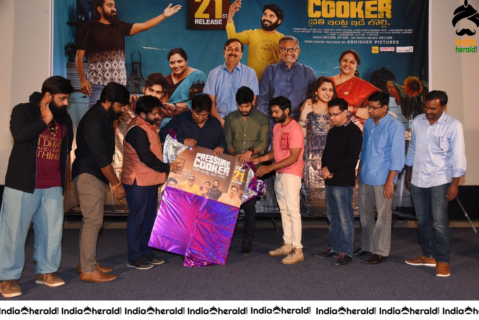 Pressure Cooker Movie Press Meet Stills Set 2