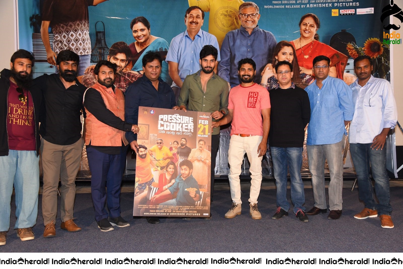 Pressure Cooker Movie Press Meet Stills Set 2