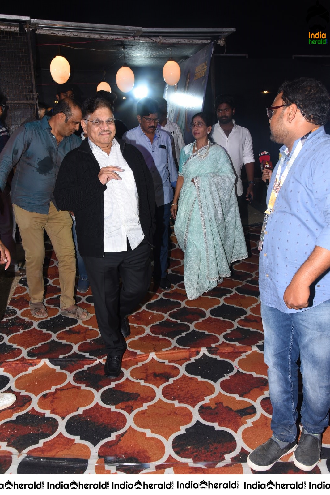 Producer Allu Aravind Latest Stills at Ala Vaikunthapurramuloo Musical Concert