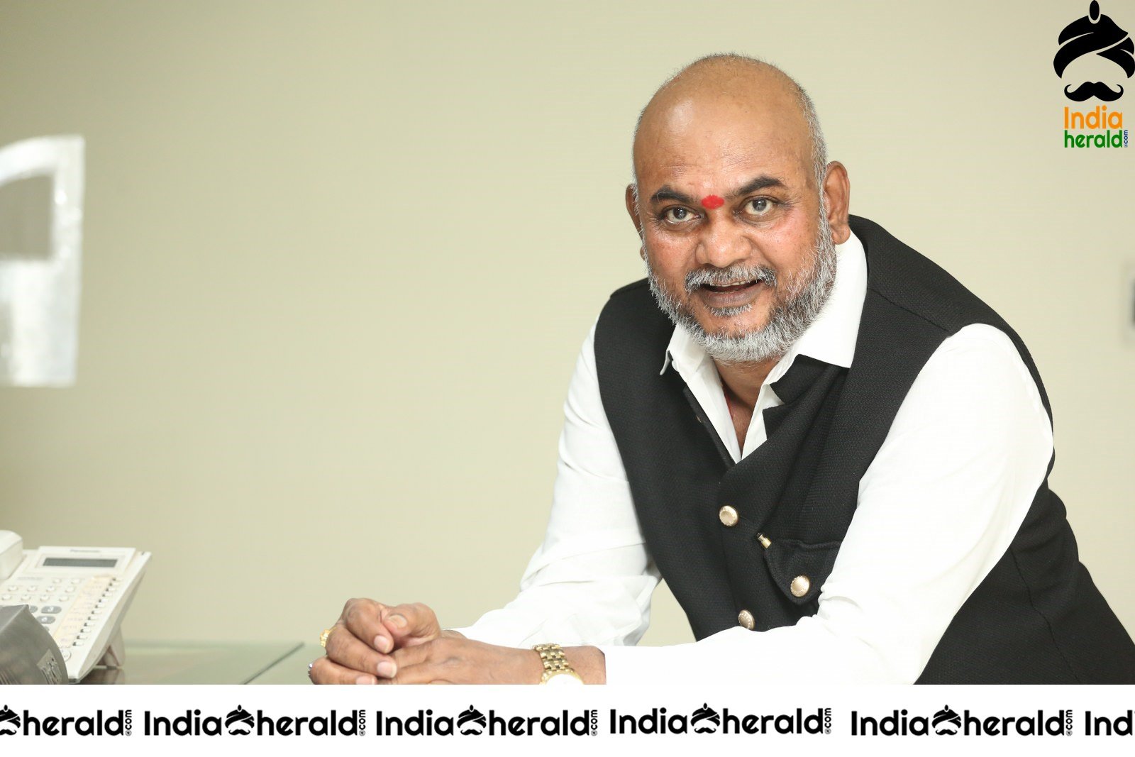 Producer Gururaj Interview Stills Set 1