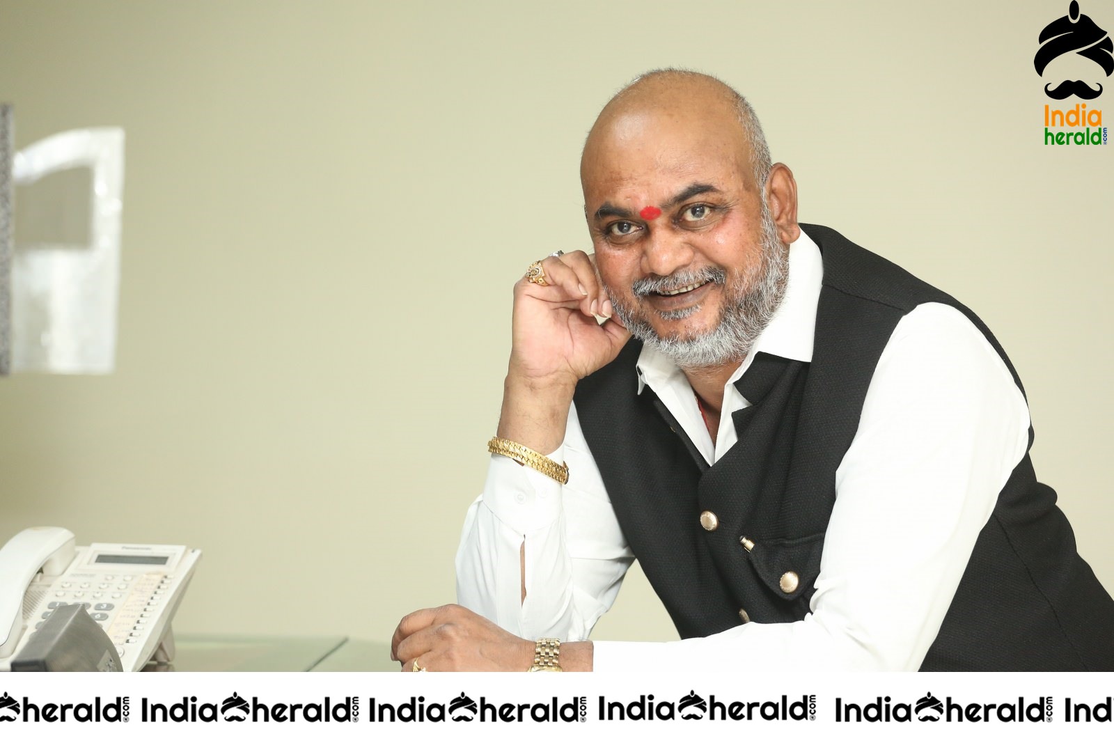 Producer Gururaj Interview Stills Set 2