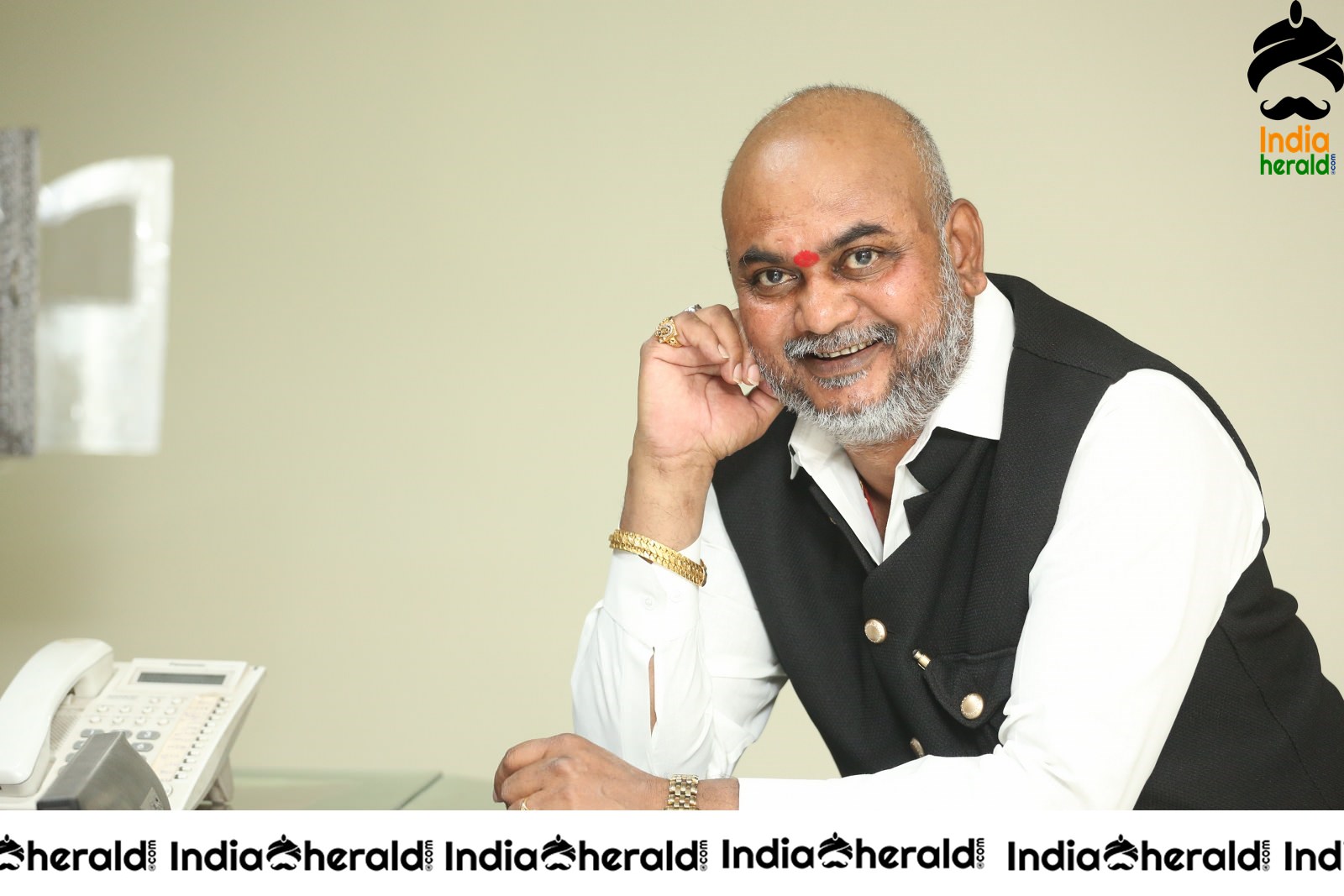 Producer Gururaj Interview Stills Set 2