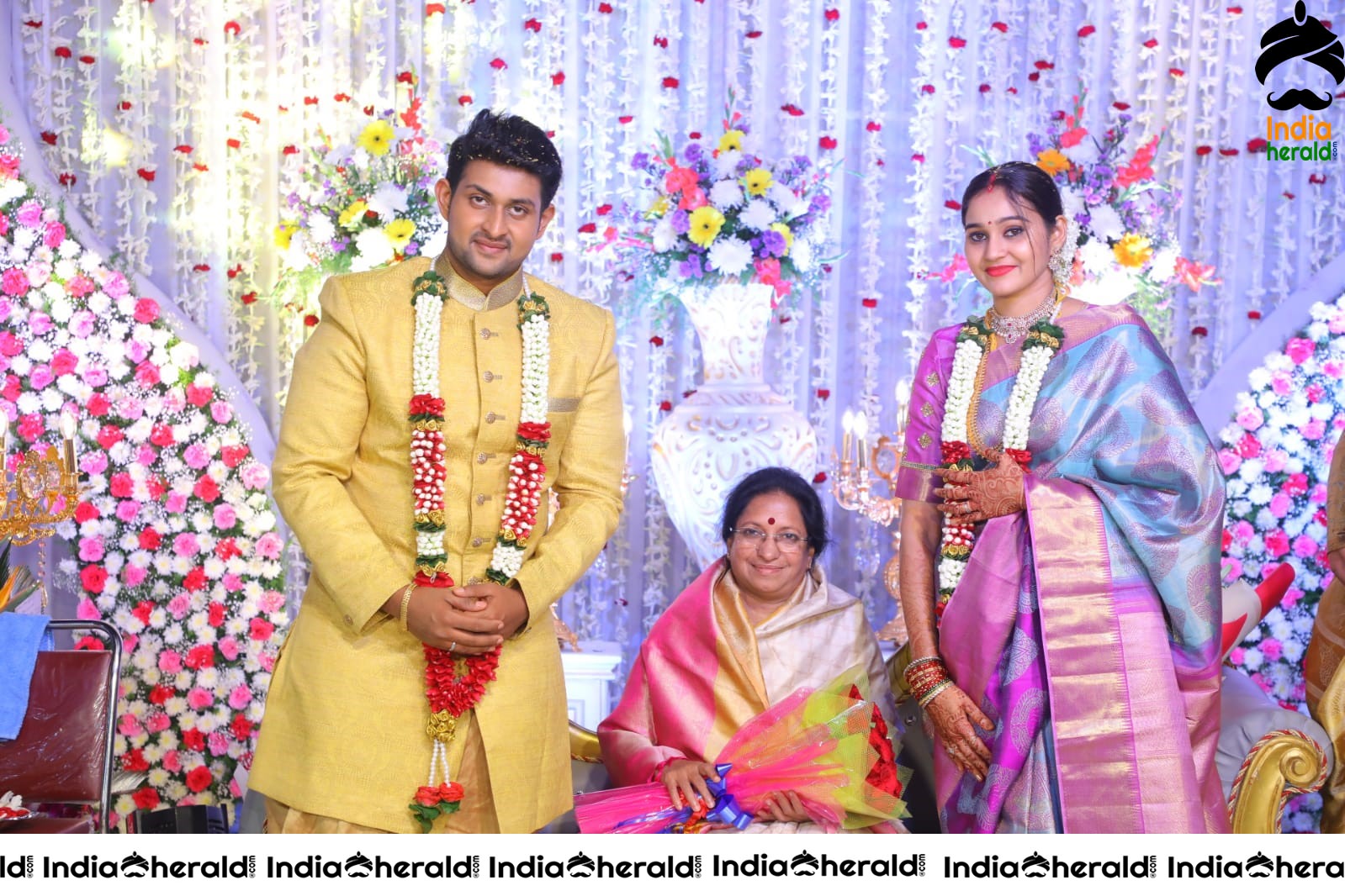 Producer Kaushik Babu Marriage Stills Set 1