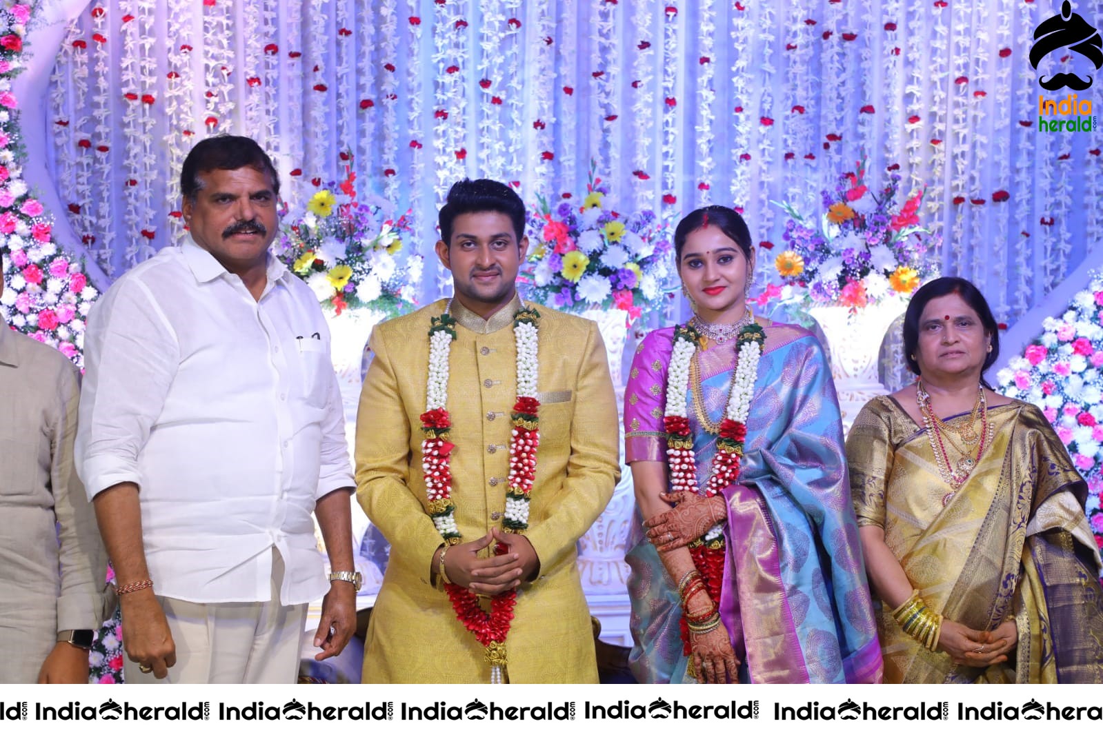 Producer Kaushik Babu Marriage Stills Set 2