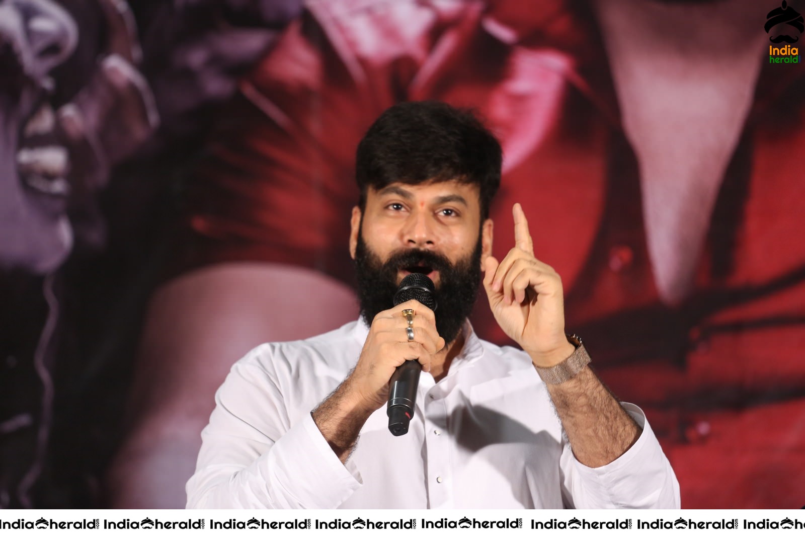 Raju Gari Gadhi 3 Movie Pre Release press Meet Stills Set 2