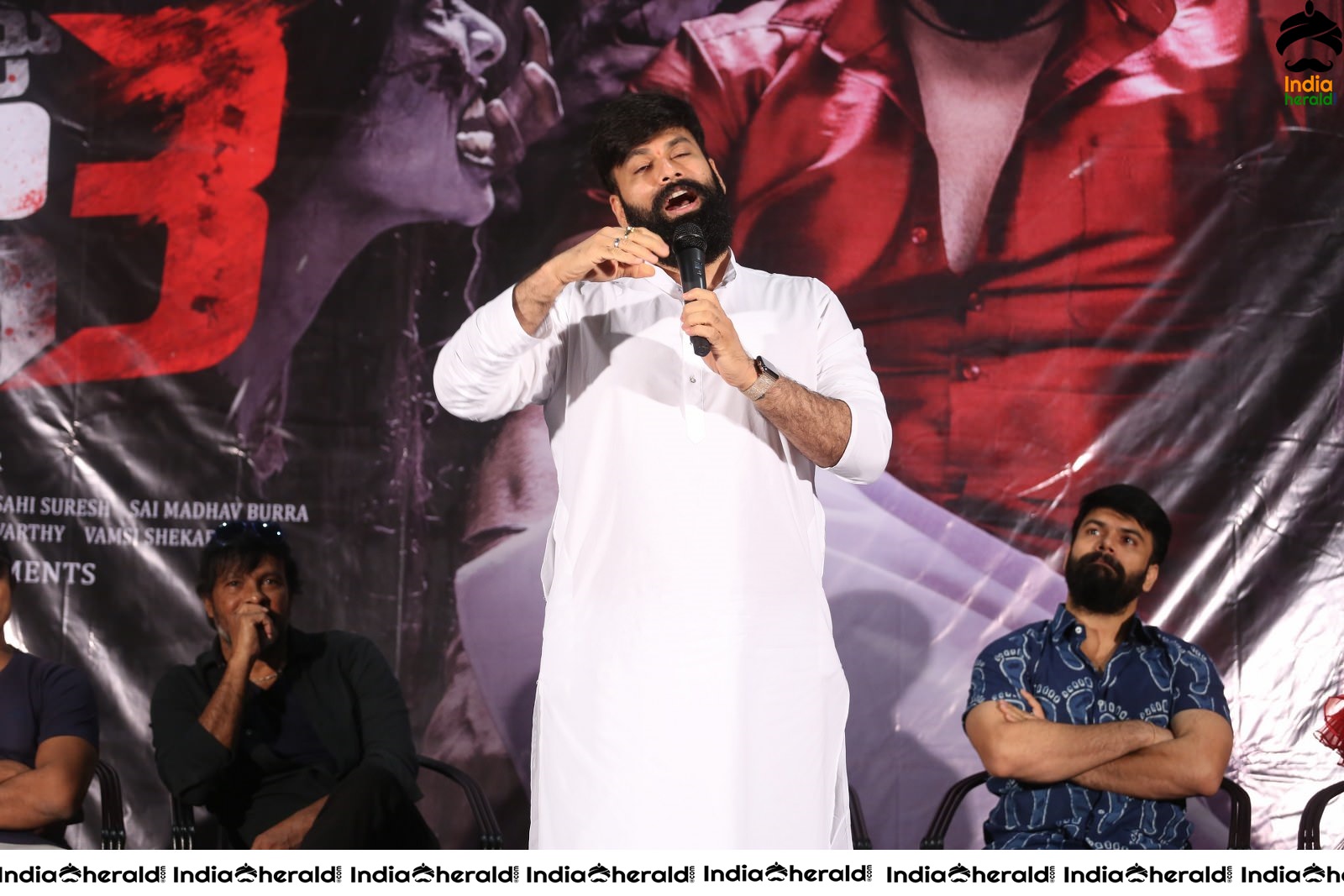 Raju Gari Gadhi 3 Movie Pre Release press Meet Stills Set 2