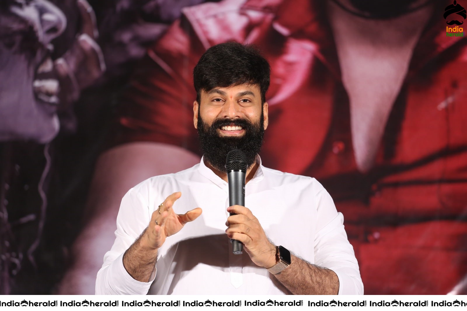 Raju Gari Gadhi 3 Movie Pre Release press Meet Stills Set 2