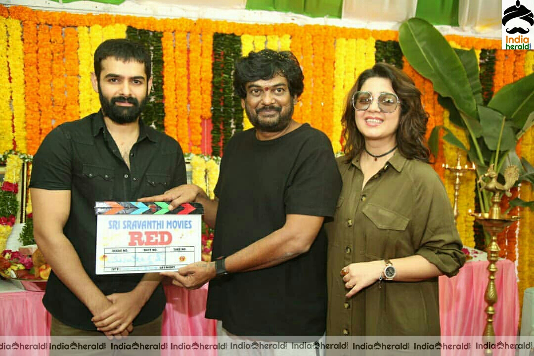 Ram RED Movie Muhurat Pooja Stills