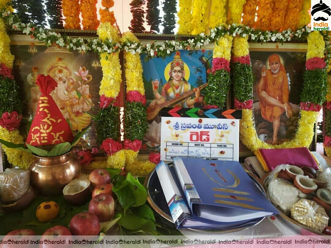 Ram RED Movie Muhurat Pooja Stills