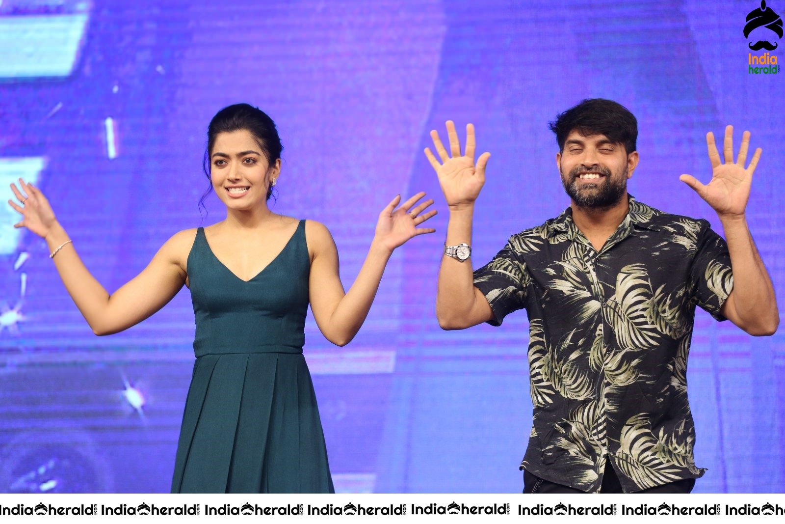 Rashmika Mandanna Looking Pretty at Bheeshma Pre Release Event Set 1