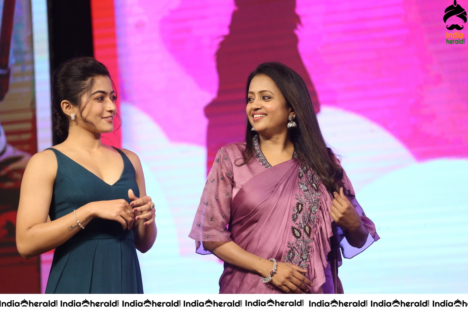 Rashmika Mandanna Looking Pretty at Bheeshma Pre Release Event Set 1