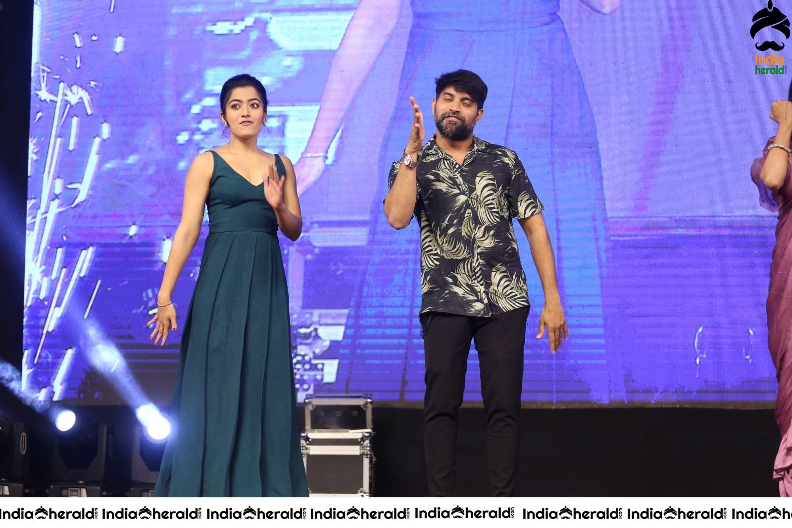 Rashmika Mandanna Looking Pretty at Bheeshma Pre Release Event Set 1