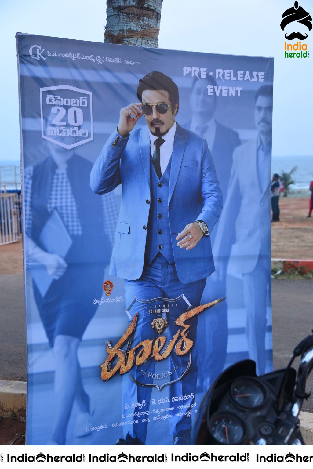 Ruler Movie Pre Release Event Hoardings Set 1