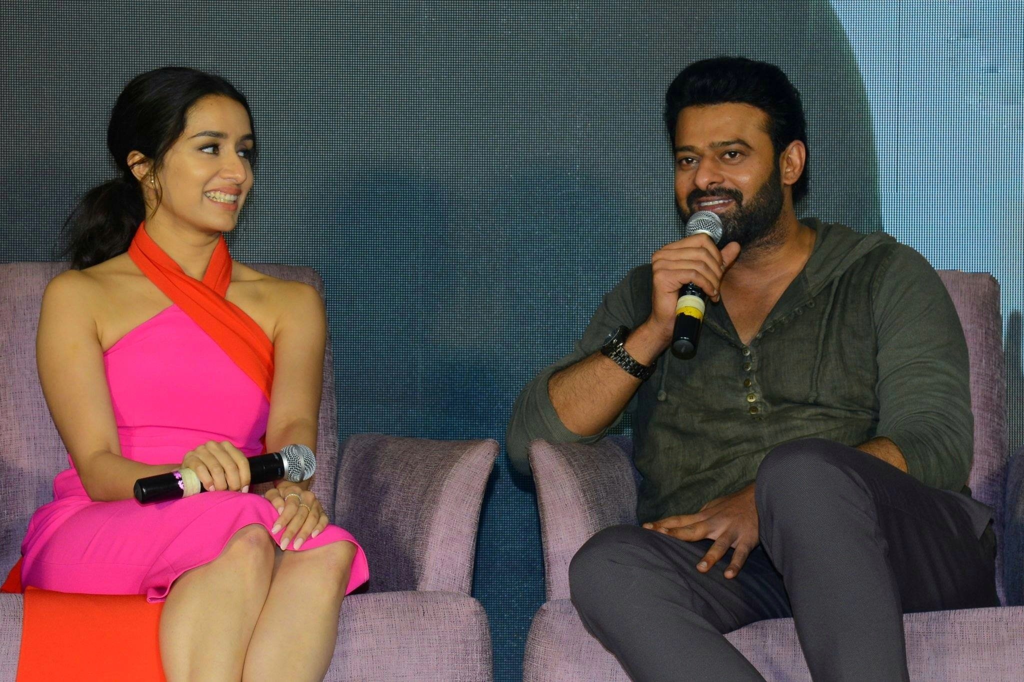 Saaho Movie Hyderabad Media Interaction Set 3