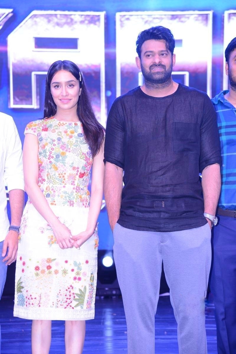 Saaho Movie Pre Release Event Stills At Ramoji Film City Hyderabad Set 3